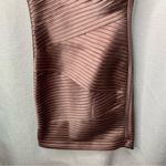 BCBGMAXAZRIA  Ribbed one shoulder shiny bodycon cocktail dress‎ size 0 Photo 4