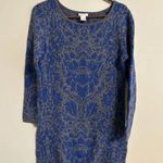 Sundance  Sweater Dress Lambswool Blend Blue Gray Women’s Size Medium Long Sleeve Photo 0