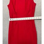 XOXO Women's Red Sleeveless Belted Dress Size 1/2 Photo 4