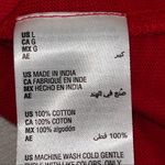 Charter Club  RED CUTOUT DESIGN TOP XL Photo 4