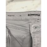 Sonoma Womens Gray Straight Crop Jeans Size 14 Photo 1