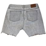 Ralph Lauren Gray Cut Off Denim Jean Frayed Edge Hem Distressed Shorts ~ Size 10 Photo 2