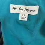 For Love & Lemons ‎ Velvet Ruched Mini Dress in Green Size Extra Small Photo 3