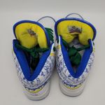 Baby Phat  Y2K Women's Cat High Top Leather Sneakers Size 8 White Blue Yellow Photo 10