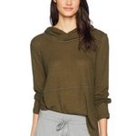 Jack by BB Dakota Olive Green Waffle Knit Hoodie Size Medium Photo 0