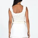 Princess Polly  SELBY MINI SKIRT WHITE Photo 1