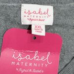 Ingrid & Isabel Maternity Gray Long Sleeve Ruched Sweater Top Shirt Womens XXL Photo 1