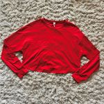 Lululemon Love Red Muscle Love Long Sleeve Shirt *Motif  Photo 1