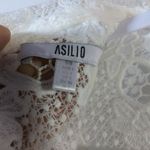 Asilio  The Mind Fall Top White Lace Crop Topper Size 4 Photo 6