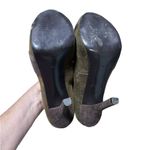 Guess ISILA Green Bronze Leather Suede Sexy Stiletto Heel Size 8 W\Box Photo 13