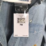 Ralph Lauren  Denim Jean Button Shirt Embroidered Women’s XSP NWT $145 Retail Photo 5