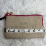 Coach  Color Block Double Zipper Wallet Wristlet Photo 8