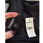 EXPRESS  One Shoulder Ruched Bodycon Midi Dress Black Size M Photo 4