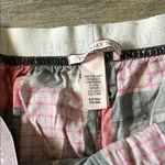 PINK - Victoria's Secret  Red and Black Pajama Bottoms Patchwork Design Photo 4