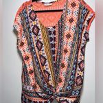 EUC 2X BOBBIE BROOKS Coral Top Orange Photo 0