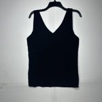 Vila Milano Tank Top Women Black Viscose V-Neck Sleeveless Comfort Pullover Photo 4