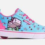 Heelys Aqua / Pink Minecraft Axolotl Pro 20 Sneakers Size 5 Women's Blue Photo 0