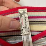 Free People  Striped Ribbed Off Shoulder Bodysuit Womens XS Sweetheart Neckline Photo 1