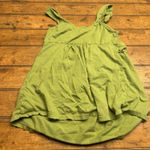 Old Navy  Top Woman's Size Medium Green Tank Babydoll Wider Straps‎ Photo 3