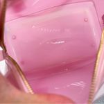 Furla Authentic Candy Light Pink Handbag PVC Boston Bag Gold Hardware Photo 13