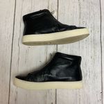 Frye  Lena Zip Up Black Leather High Top Sneaker Photo 9
