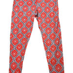 Matilda Jane  Womens Lounge Yoga Pants Size Small‎ Orange Gray White Floral 29X24 Photo 0