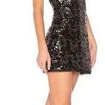 NBD Sloane Black Sequin Dress Photo 2