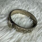 Coach  C Logo Signature Silver Bangle Bracelet Photo 6