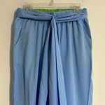 Gretchen Scott Bon Voyage Tie Waist Pants in Periwinkle Size Small $129 Photo 4