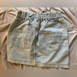 Topshop Paperbag Denim Miniskirt Photo 3