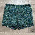 Fleo Booty Shorts Green Animal Print Size‎ Medium Photo 2