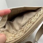 Coach  Tan and Off White Signature Canvas Crossbody Photo 9