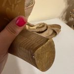 Fly London  Women’s Metallic Bronze Leather Wedge Sandals Size 10.5 Adjustable Photo 5