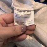 Malvin I Love Linen Tunic Dress Light Marble Gray 100% Linen Roll Tab Sleeve Size M Photo 4