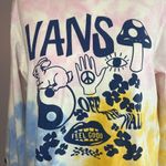 Vans Masc D Mind Best Friend Forever pastel tie dye long sleeve graphic shirt S Photo 1