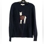 Loft  Women’s Navy Blue Llama Knit Crewneck Sweater Size Small Style 520610 Photo 1