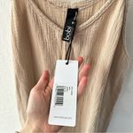 Bobi Revolve  Los Angeles Handkerchief Midi Dress Sandy Tan M Photo 4