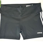 Adidas  NWT 2XL Black Climalite Training Shorts 3 Stripe Athletic Performance Photo 0