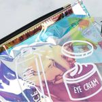 Macy's Macy’s Translucent Iridescent Cosmetic Bag Photo 2