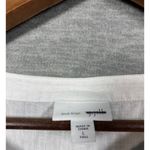 J.Jill Love Linen Shirt Top L Tall White Black Color Block 100% Linen Lagenlook Photo 1