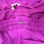 Lululemon Tracker II Running Shorts Sz 12 Fuschia Lined Elastic Waist Zip Pocket Photo 5