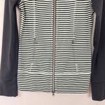 Lululemon Athleisure Full Zip Striped Jacket Size 4 Photo 2