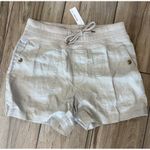 James Perse NWT Linen Military Shorts in Mineral size 2 US Medium $225 Photo 3