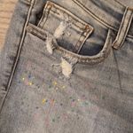 Judy Blue  Lucky Charms Paint Splatter Boyfriend Distressed Jeans Size 15/32 Photo 4