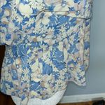 Sugar Lips  Blue Floral Blouse Photo 2