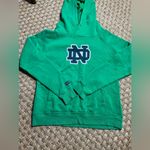 Jansport 🦄 Notre Dame Green Hoodie Womens Small Photo 1