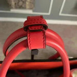 Bally Sommet Satchel Top Handle Medium Size Handbag In Beautiful Orange/pink. Pink Photo 1