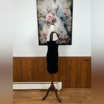 Super Cute Vintage 90s 5*7*9 Black Velvet Mini Dress! Size XS Photo 4