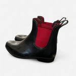 Ralph Lauren Lauren Tally Black and Red Winter Chelsea Rain Boots Sz 10 Photo 6