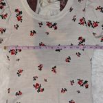 Naya Rea Cottagecore Floral Backless Sweater White Red Green Small Photo 7